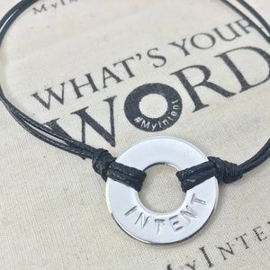 Official Authentic MyIntent SILVER PLATED Bracelet